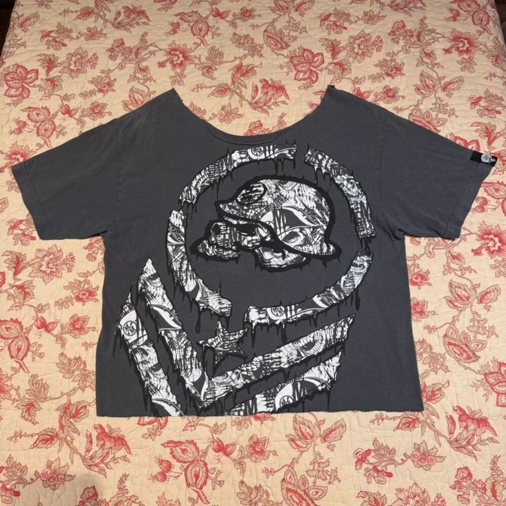 Y2K 2000s Metal Mulisha Off The Shoulder Jane Margolis T Shirt!